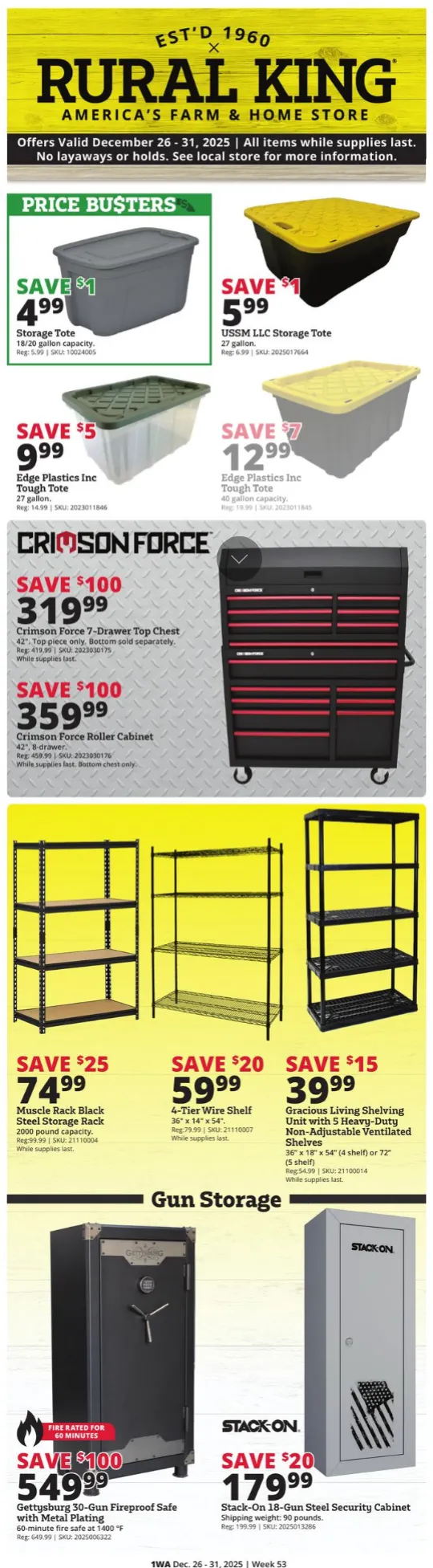 Weekly ad Runnings Sales from December 25 to December 31 2025 - Page 1