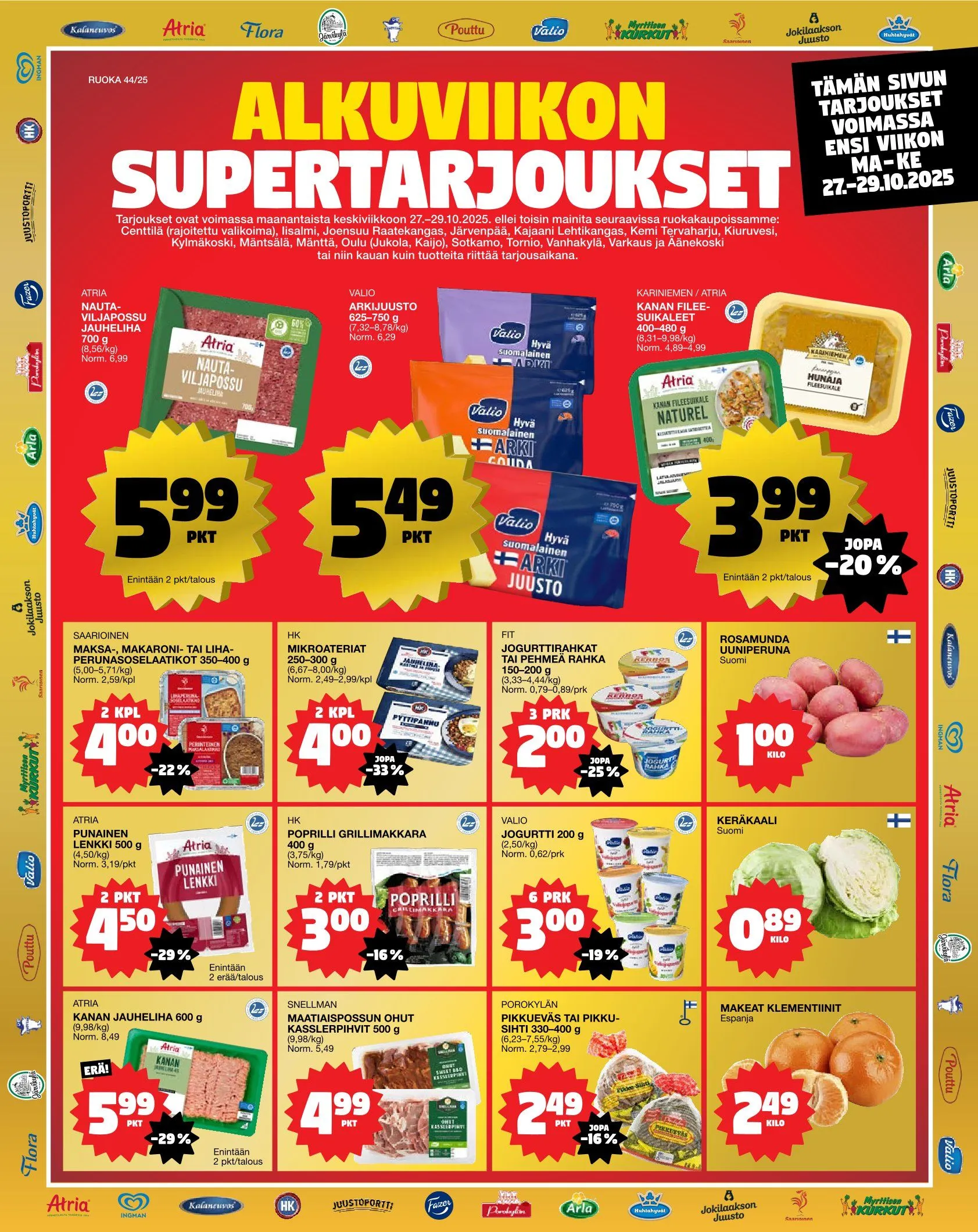 Kaupan Tokmanni voimassa alkaen 27. lokakuuta - 29. lokakuuta 2025 - Tarjouslehti sivu