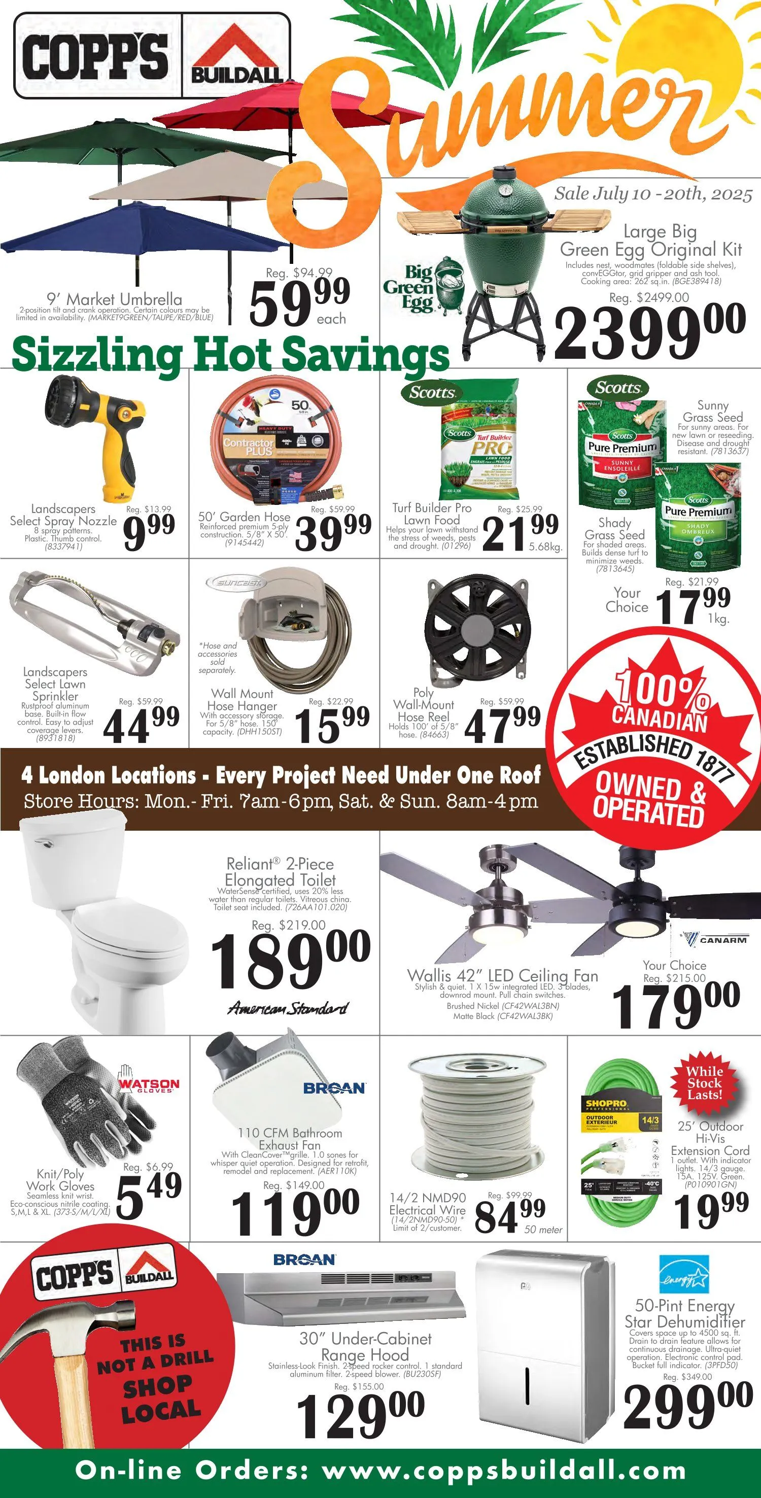 Copp's Buildall Sales from July 10 to July 20 2025 - flyer page 