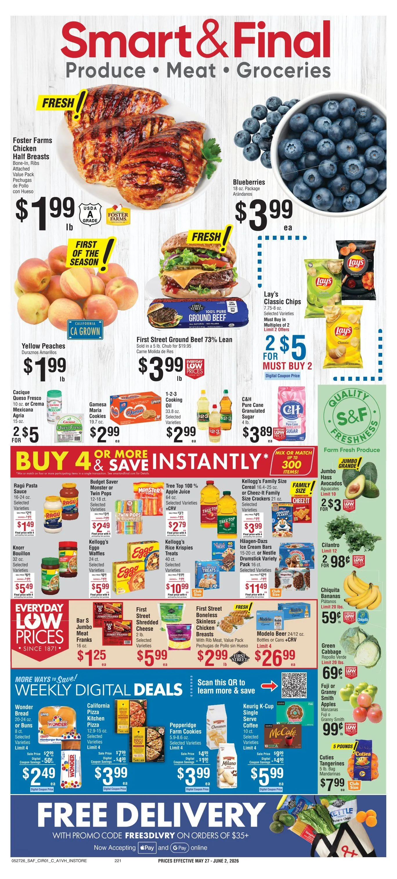 Weekly ad  Smart and Final Sales from May 27 to June 2 2026 - Page 1