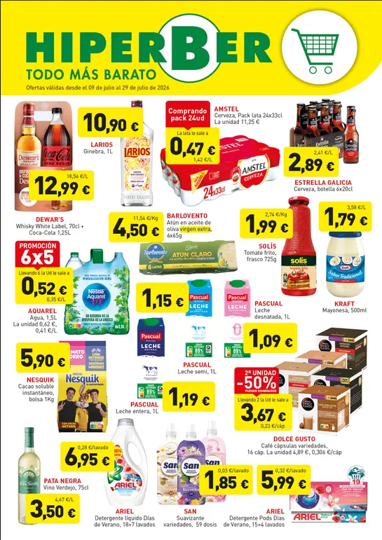 Catálogo de Hiperber Ofertas 9 de julio al 29 de julio 2026 - Página 1
