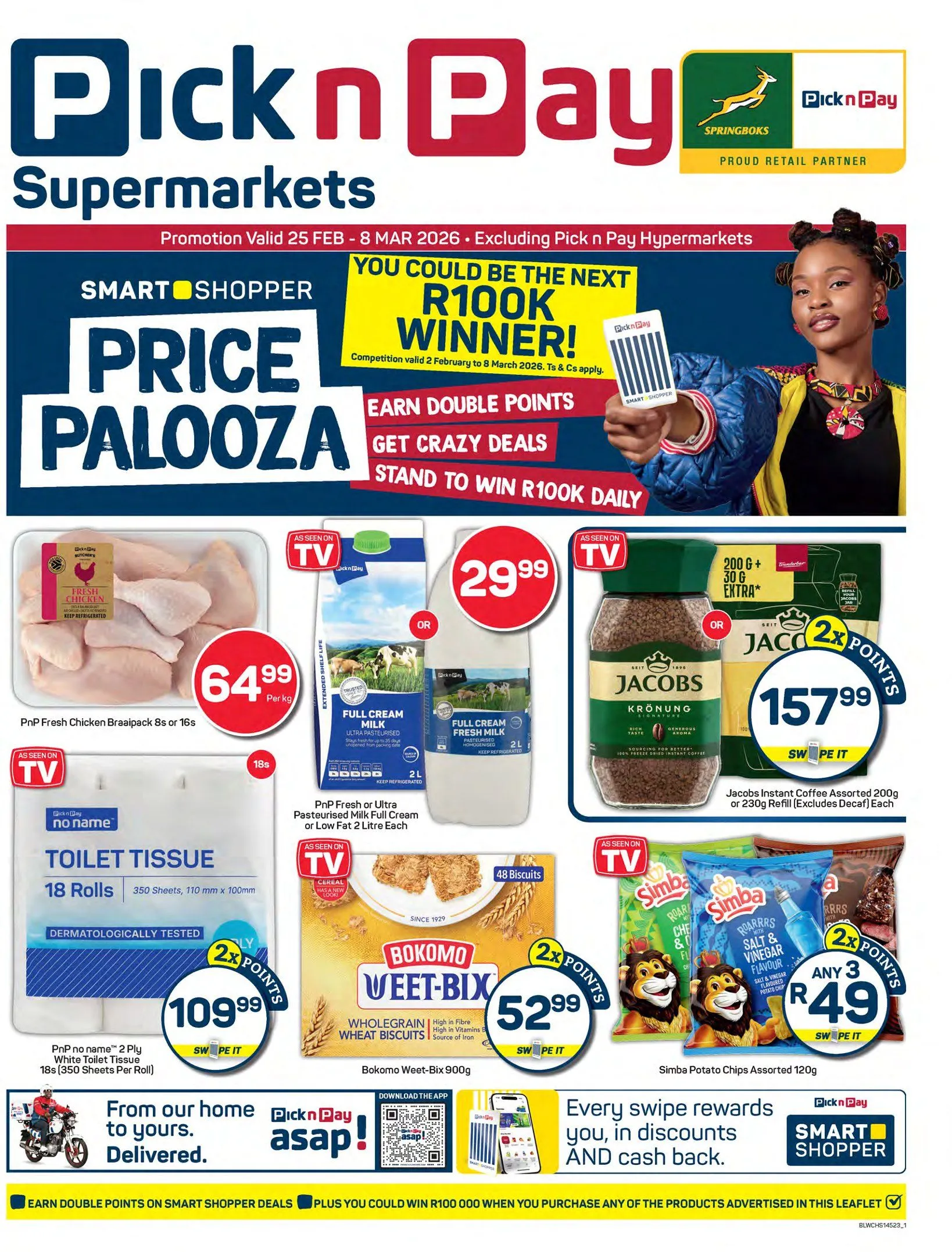 Pick n Pay Sales from 25 February to 8 March 2026 - Catalogue Page 1