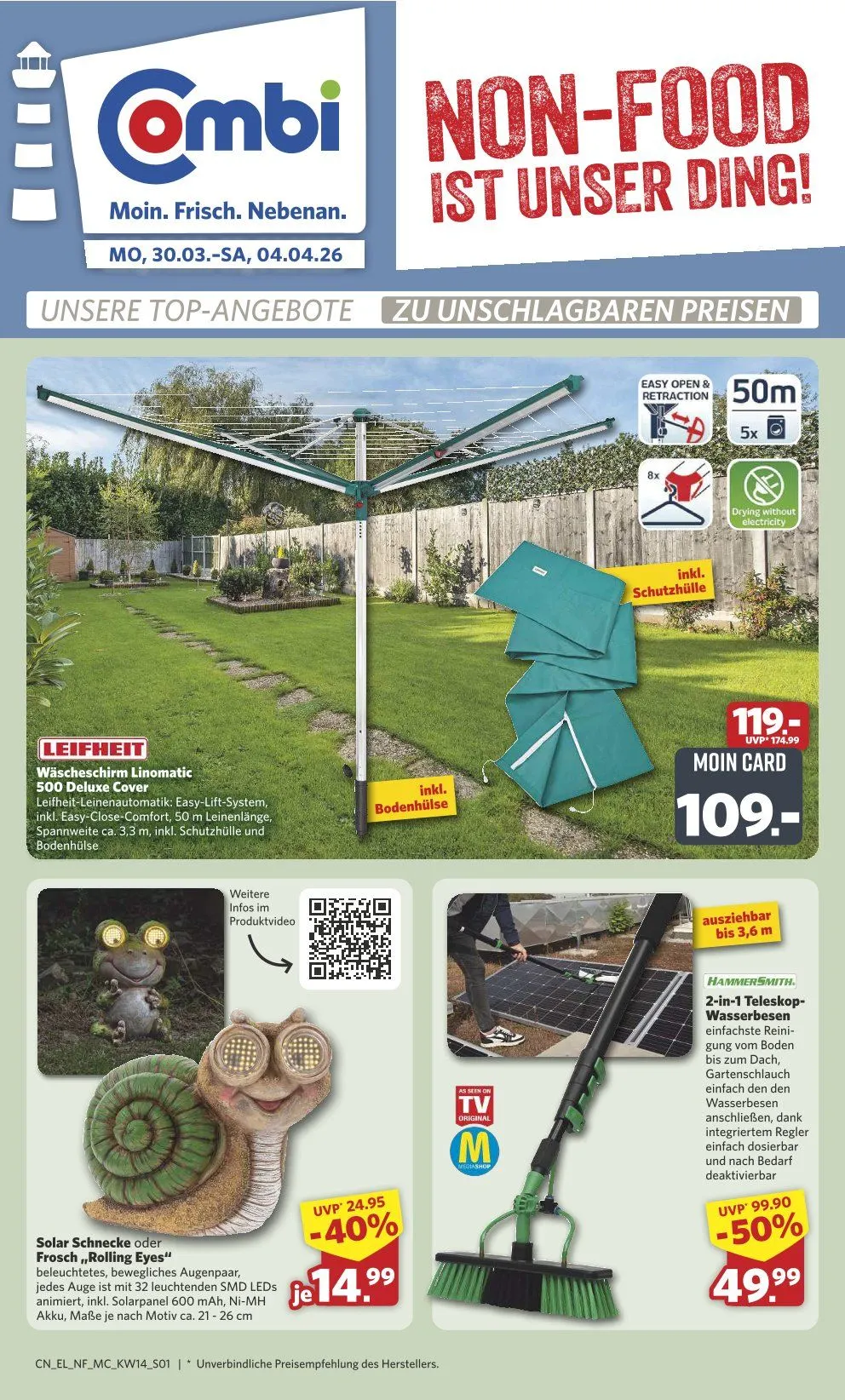 Combi Angebote von 30. März bis 4. April 2026 - Prospekt seite 1