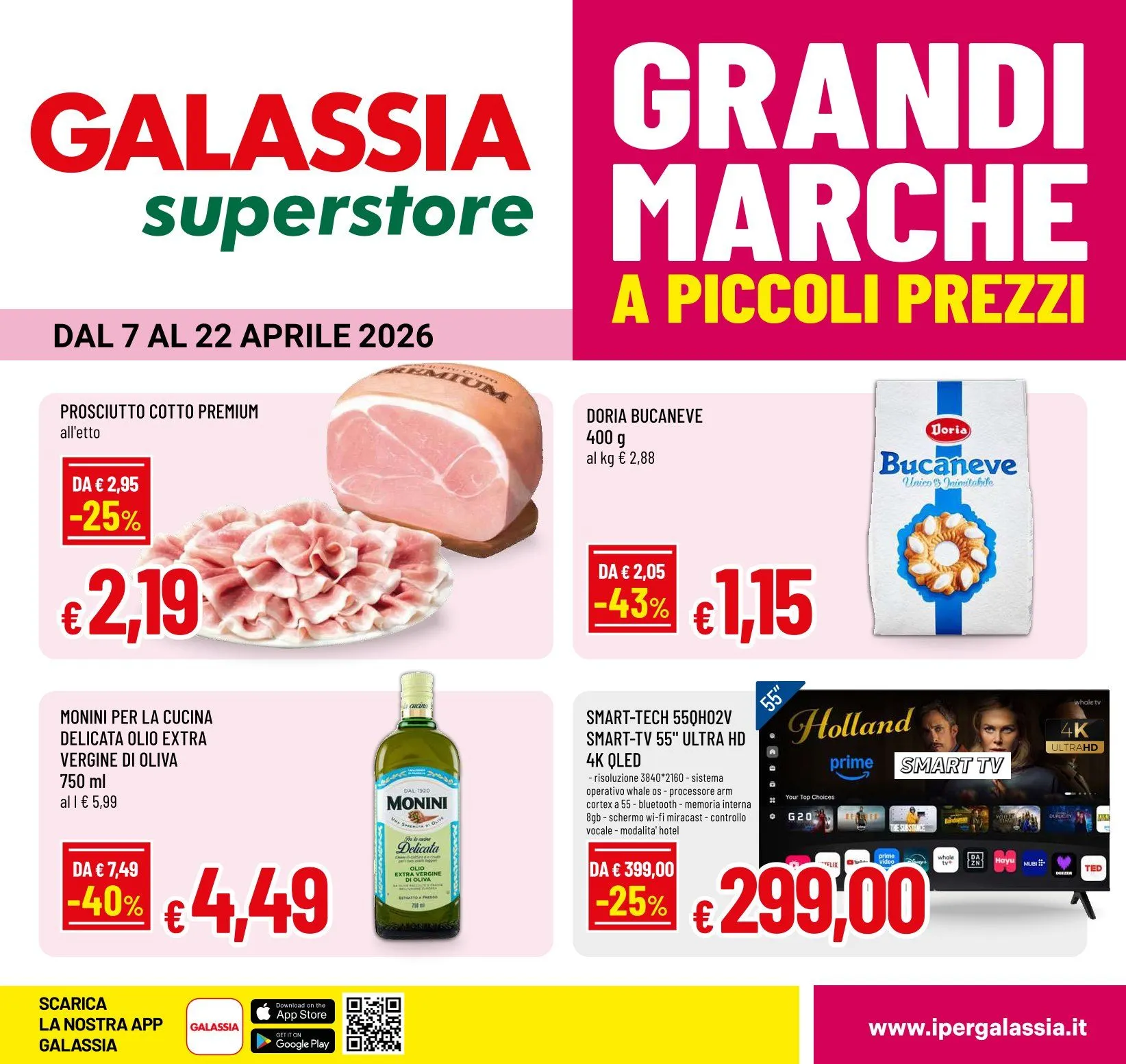 Volantini Galassia da 7 aprile a 22 aprile di 2026 - Pagina del volantino 