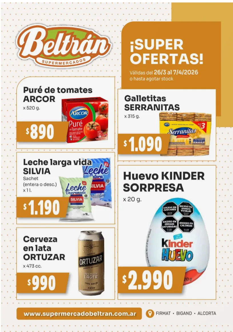 Ofertas de Ofertas Beltrán Supermercados 27 de marzo al 7 de abril 2026 - Página 1 del catálogo