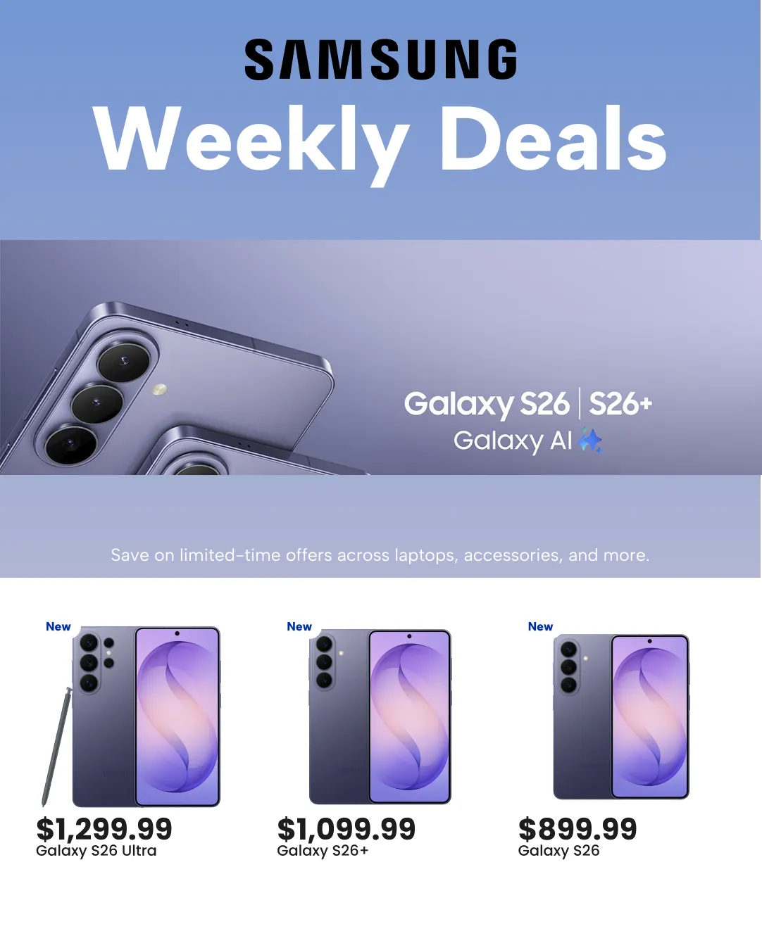 Weekly ad Samsung Sales from March 30 to April 20 2026 - Page