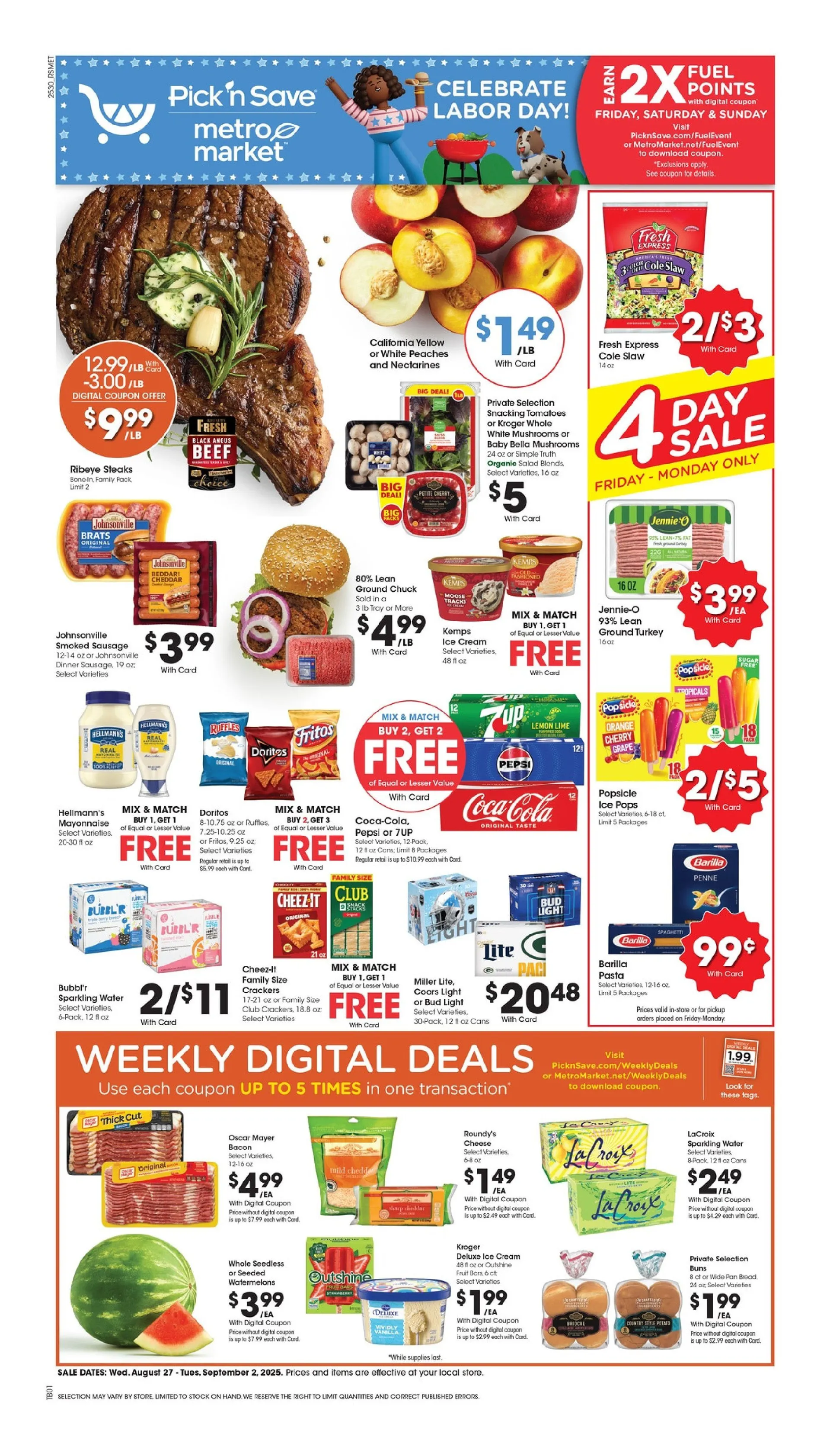 Weekly ad Pick 'n Save Sales from August 27 to September 2 2025 - Page 1