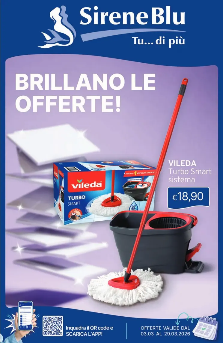 Volantini Sirene Blu da 3 marzo a 29 marzo di 2026 - Pagina del volantino