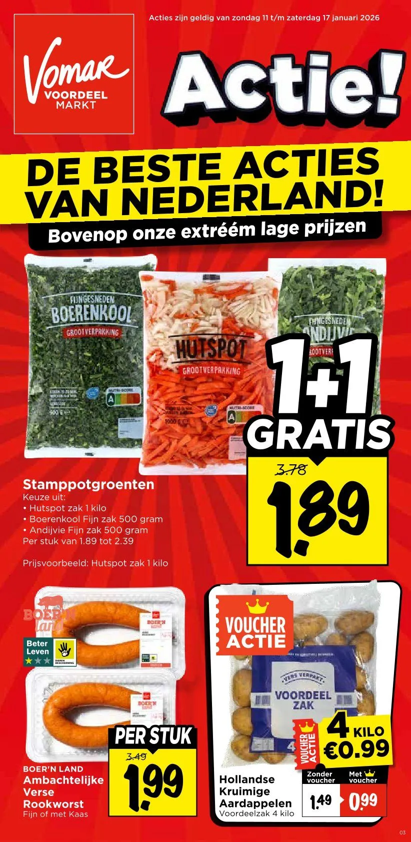 Vomar folders van 11 januari tot 17 januari 2026 - Folder pagina 1