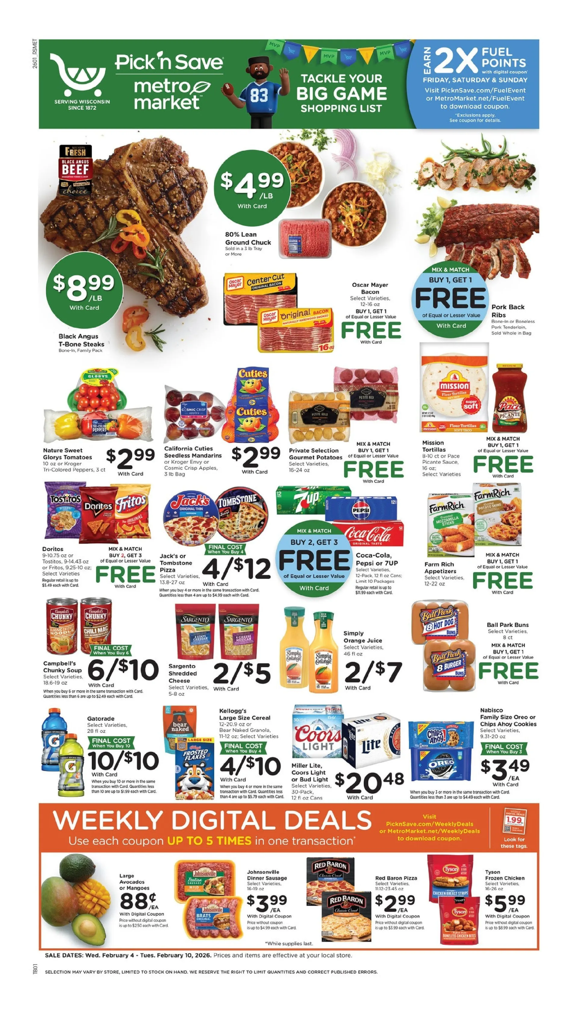 Weekly ad Metro Market Sales from February 4 to February 10 2026 - Page 1
