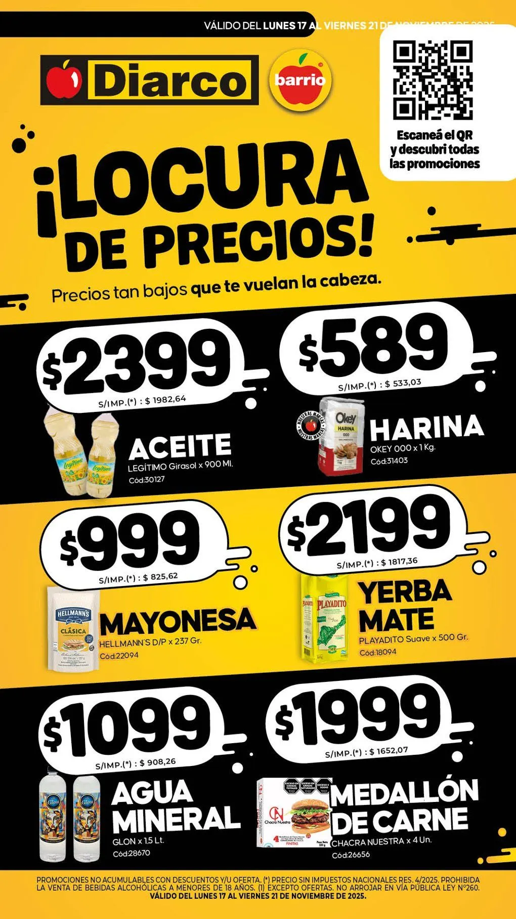 Ofertas de DIARCO Ofertas 17 de noviembre al 21 de noviembre 2025 - Página  del catálogo