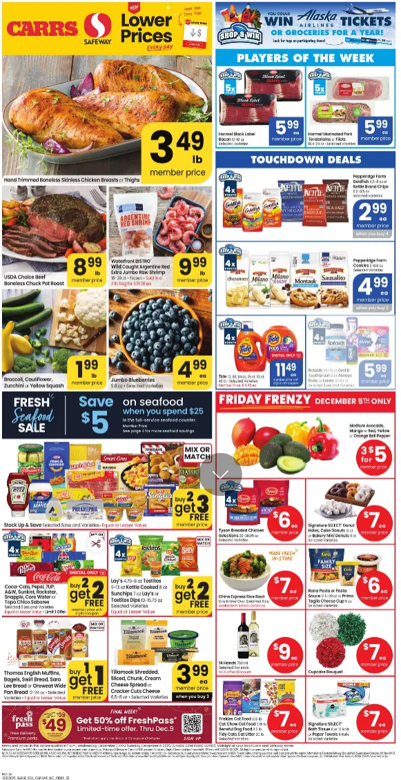 Weekly ad Carrs Sales from December 3 to December 9 2025 - Page