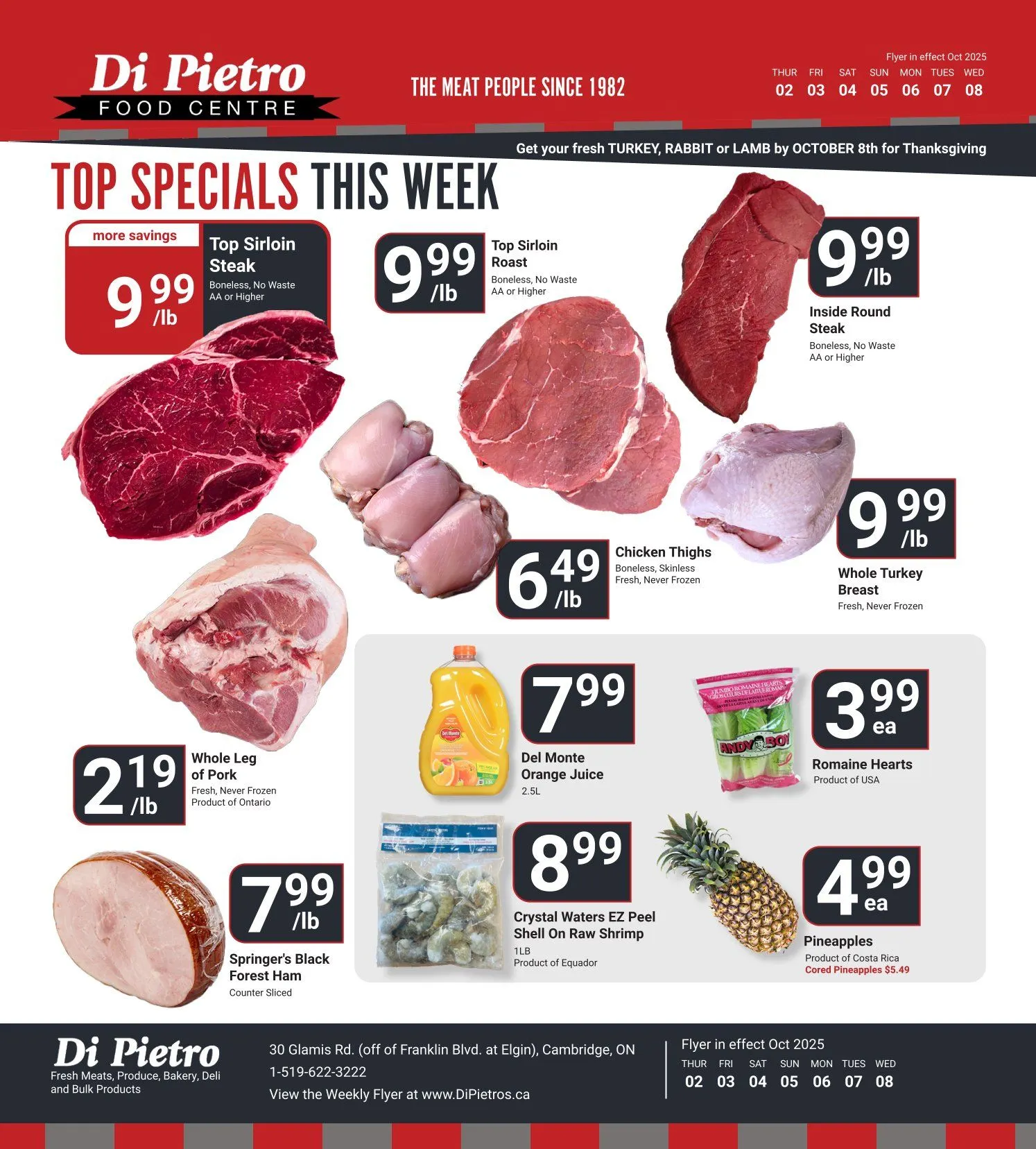 Di Pietro Sales from October 2 to October 8 2025 - flyer page 1