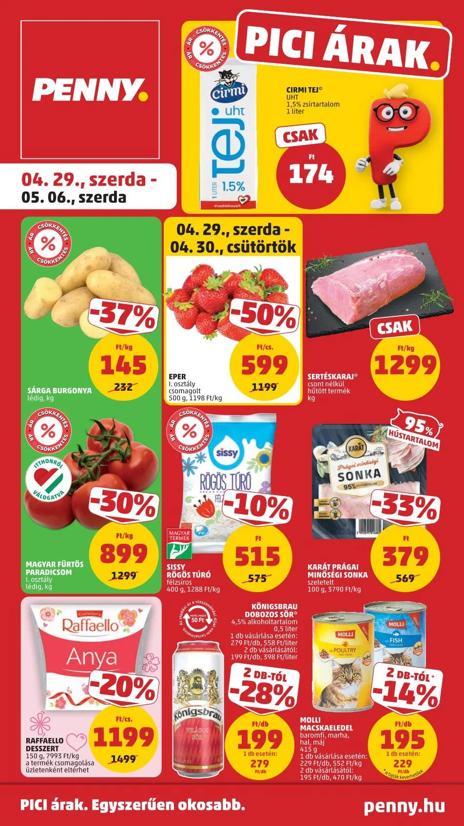 Katalógus  Penny Market legfrissebb ajánlatai április 29.-tól május 6.-ig 2026. - Oldal 1