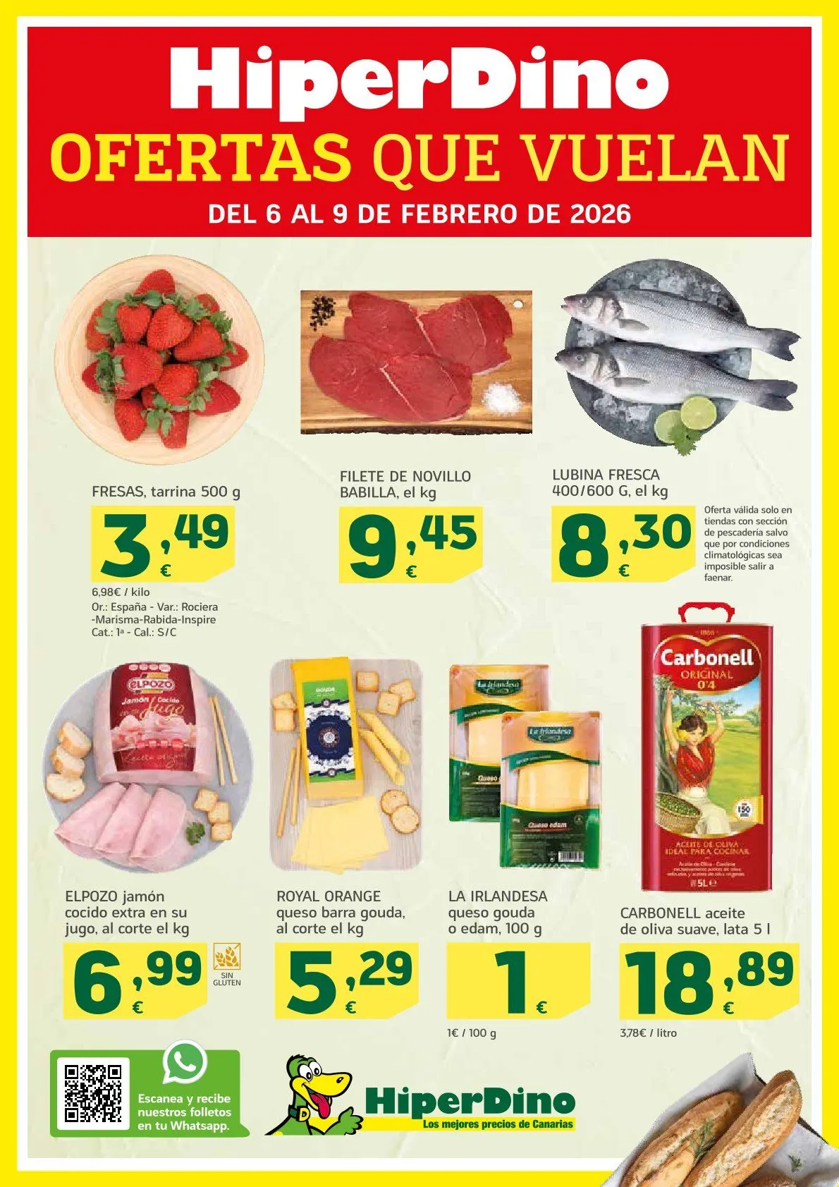 Catálogo de  HiperDino Ofertas 6 de febrero al 9 de febrero 2026 - Página 