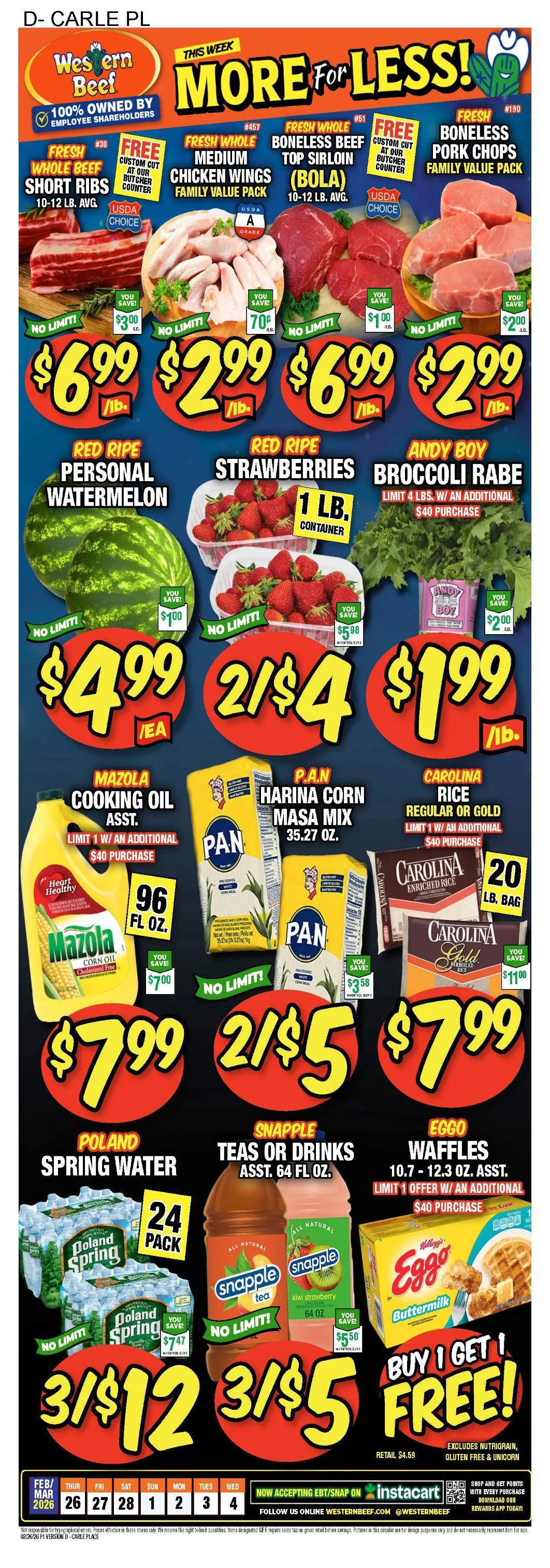 Weekly ad Western Beef from February 26 to March 4 2026 - Page