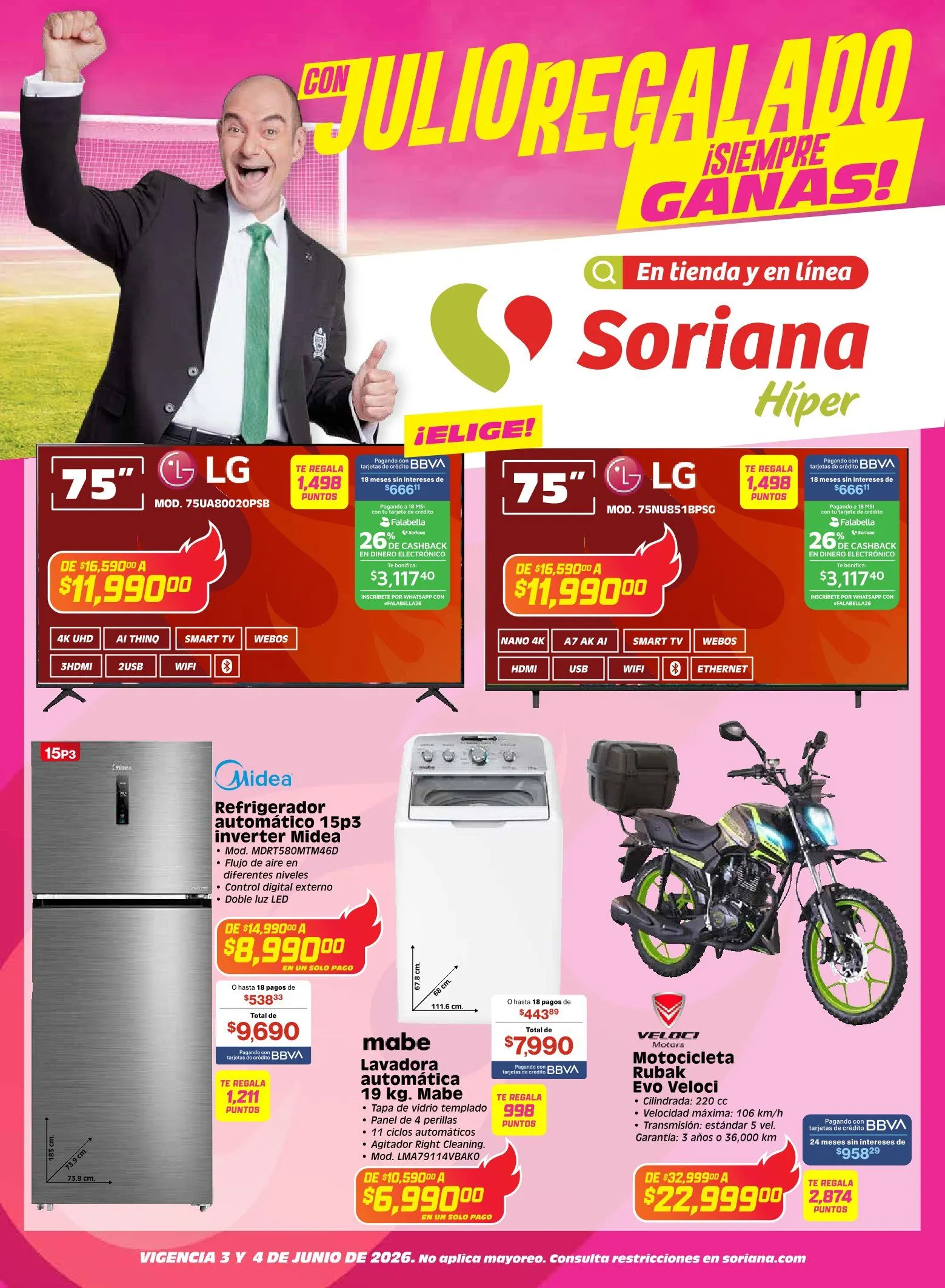Catálogo de Soriana Ofertas 3 de junio al 4 de junio 2026 - Pagina 1