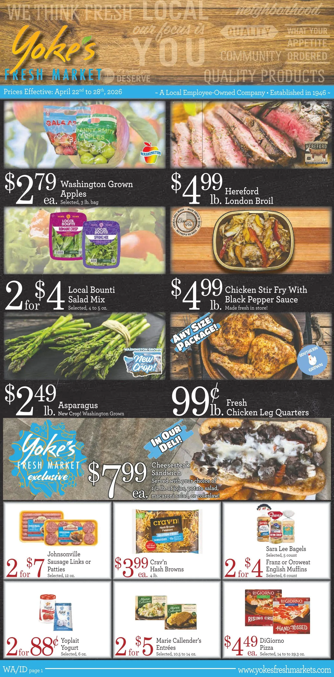 Weekly ad Yoke's Fresh Market weekly ads from April 22 to April 28 2026 - Page 