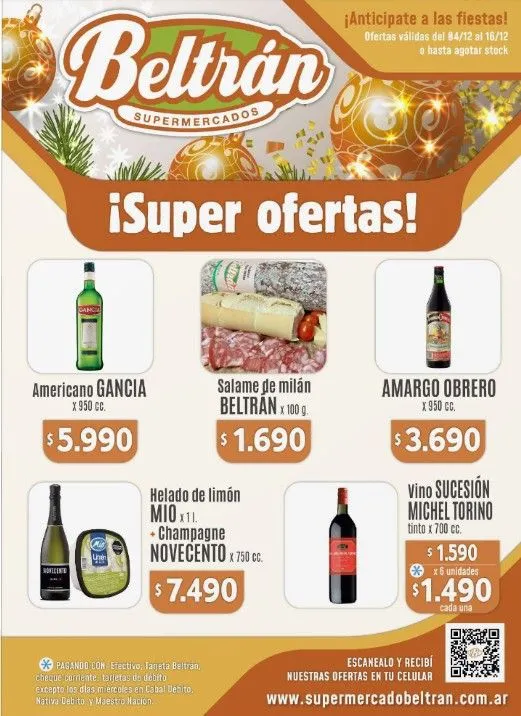 Ofertas de Beltrán Supermercados Ofertas 4 de diciembre al 16 de diciembre 2025 - Página 1 del catálogo