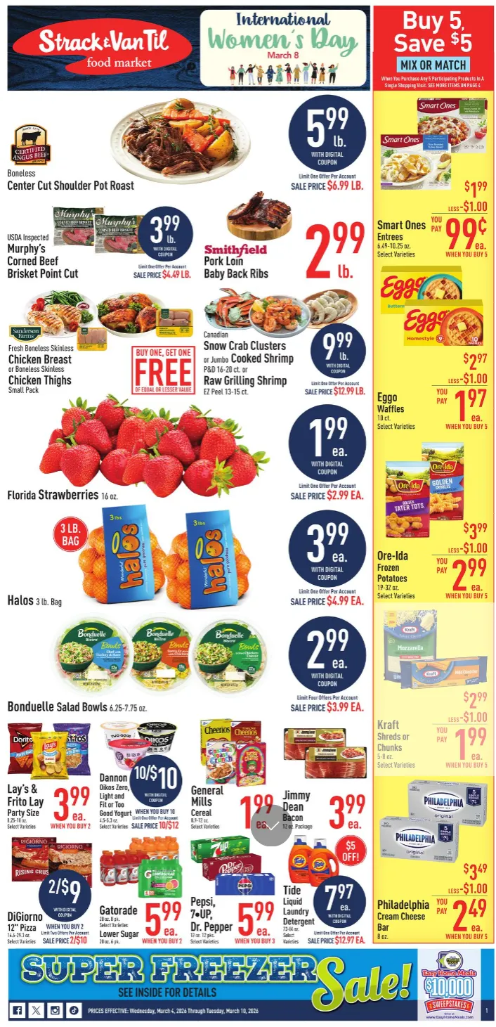 Weekly ad Strack & Van Til Sales from March 4 to March 10 2026 - Page 1