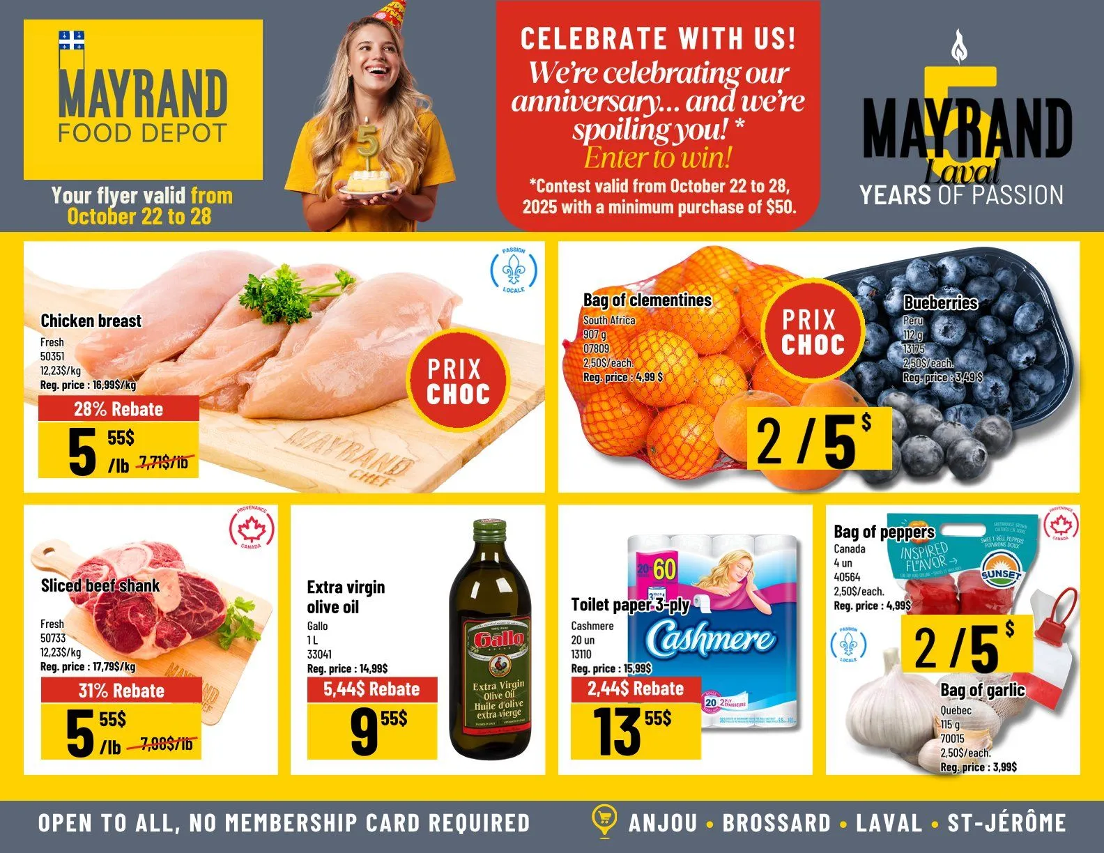 Mayrand  Sales from October 22 to October 28 2025 - flyer page 1