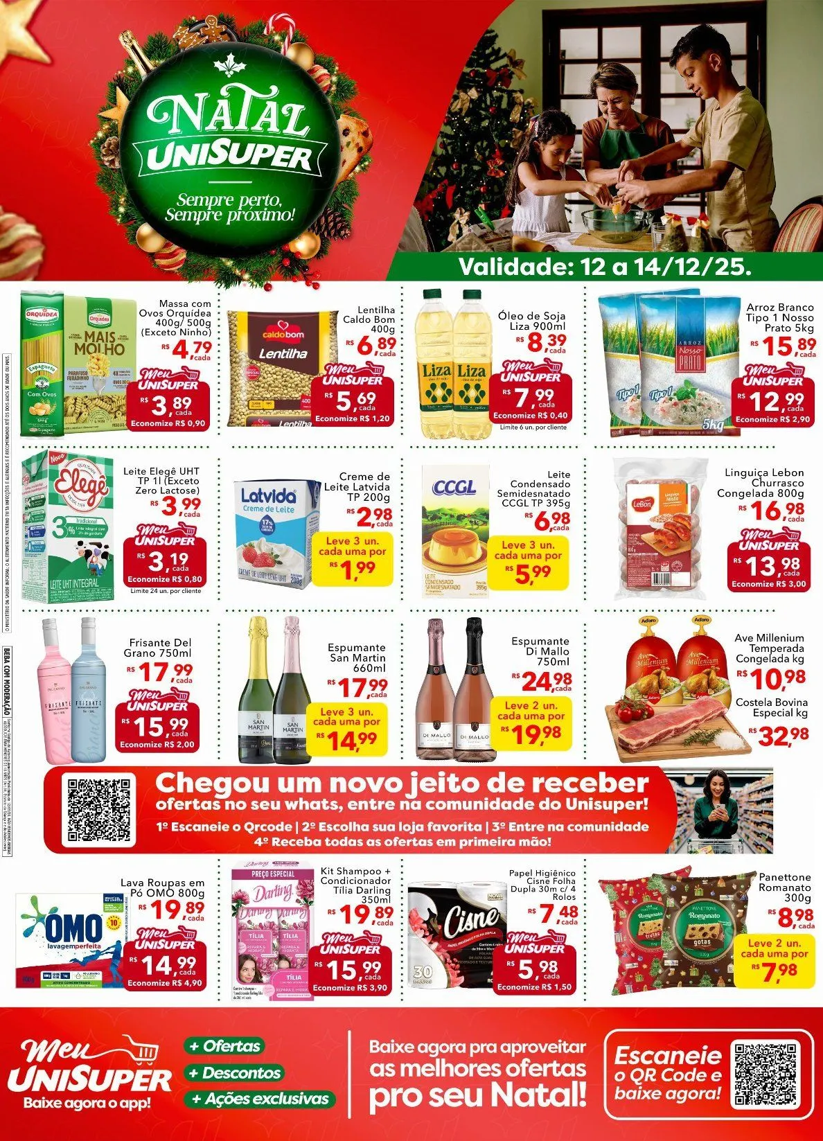 Encarte de UniSuper Ofertas 12 de dezembro até 14 de dezembro 2025 - Pagina