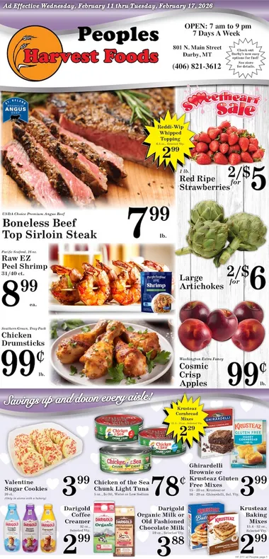 Weekly ad Harvest Foods Sales from February 11 to February 17 2026 - Page 