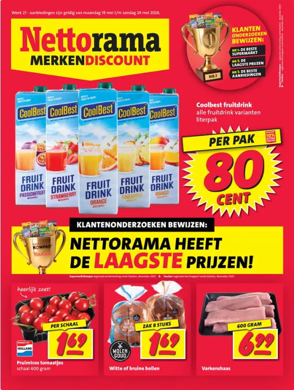 Nettorama folders - 18 mei 24 mei 2026