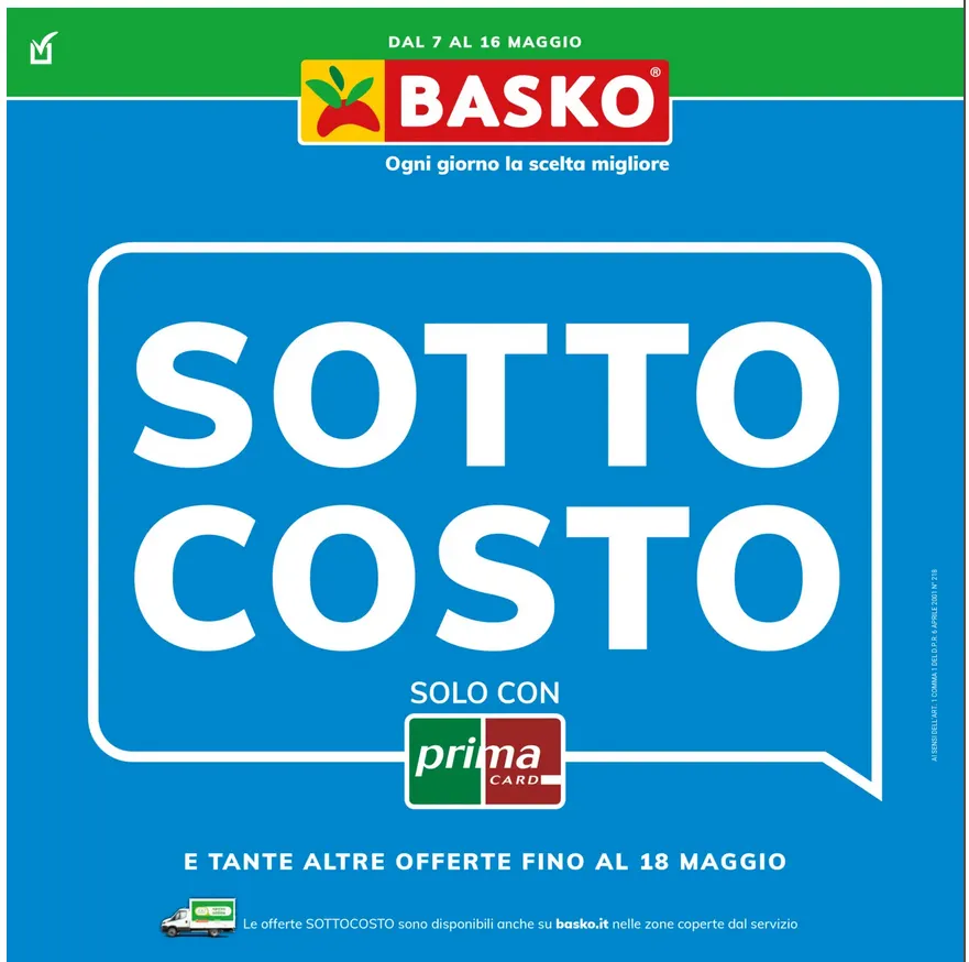 Volantini Basko da 7 maggio a 16 maggio di 2026 - Pagina del volantino 1