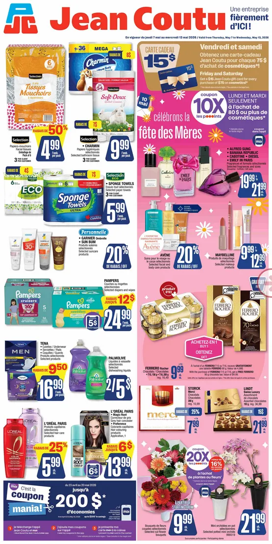 Jean Coutu Sales from May 7 to May 13 2026 - flyer page 1