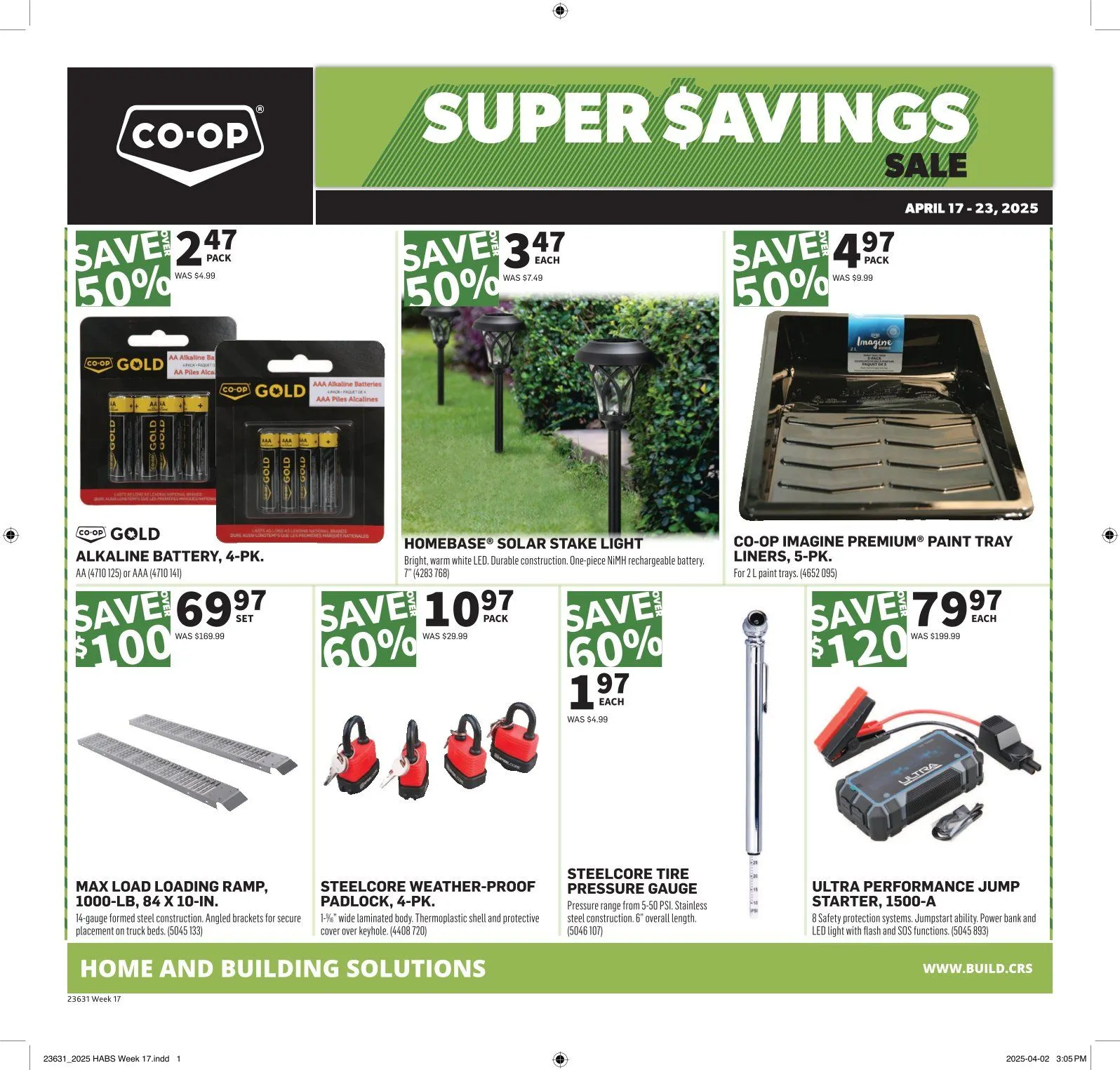 Flyer from April 17 to April 23 2025 - flyer page 