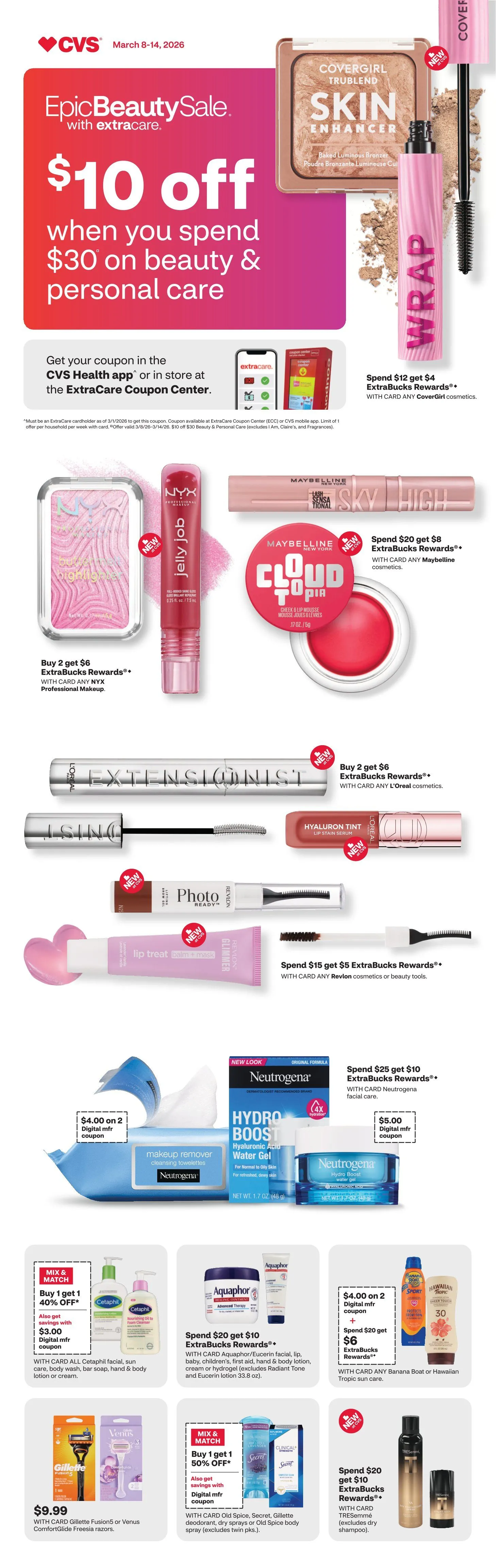Weekly ad CVS Health weekly ads from March 8 to March 15 2026 - Page 1