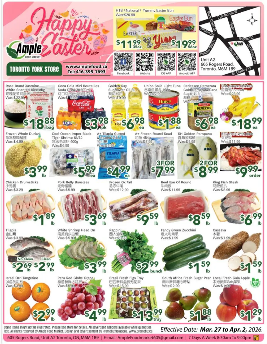  Ample Food Market Sales from March 27 to April 2 2026 - flyer page 1
