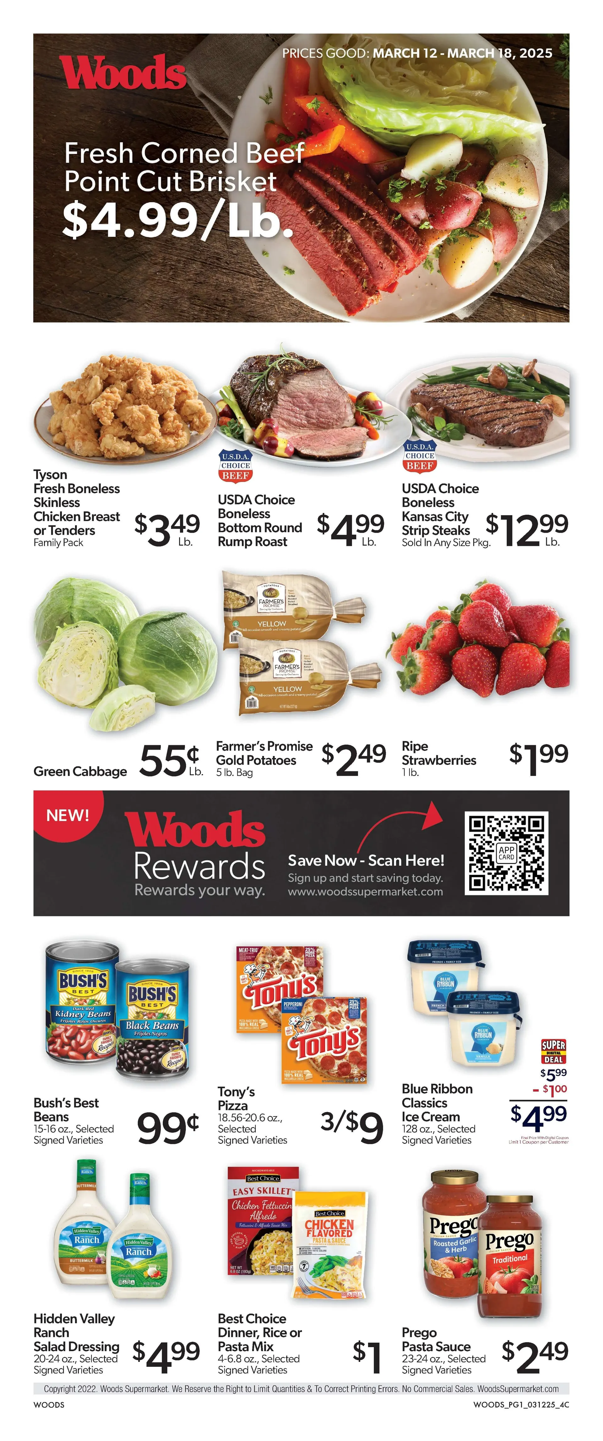 Weekly ad Woods Supermarket Deals from March 13 to March 18 2025 - Page 
