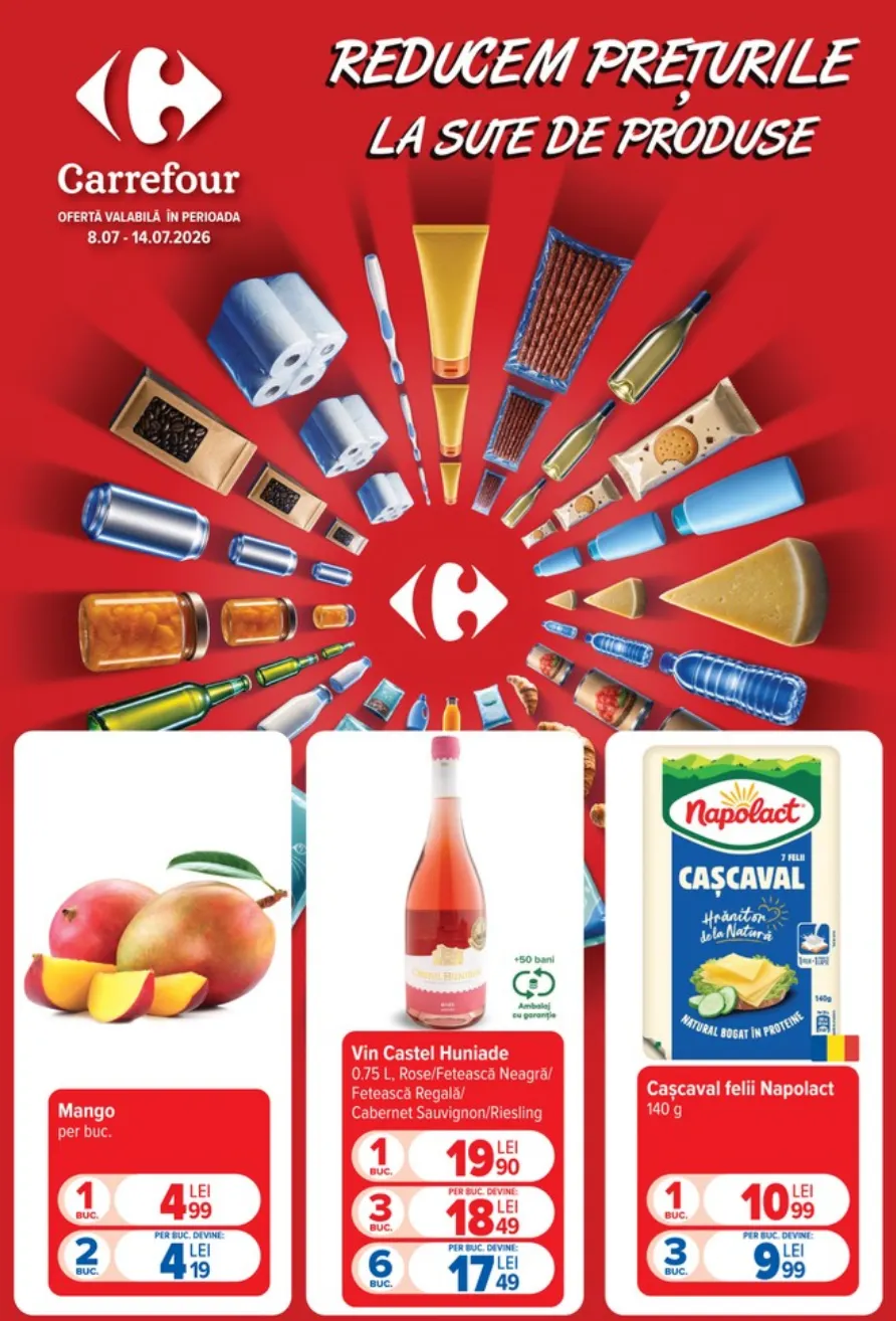 Catalog Oferte de neratat Carrefour de la 8 iulie până la 14 iulie 2026 - Revista Pagina 1