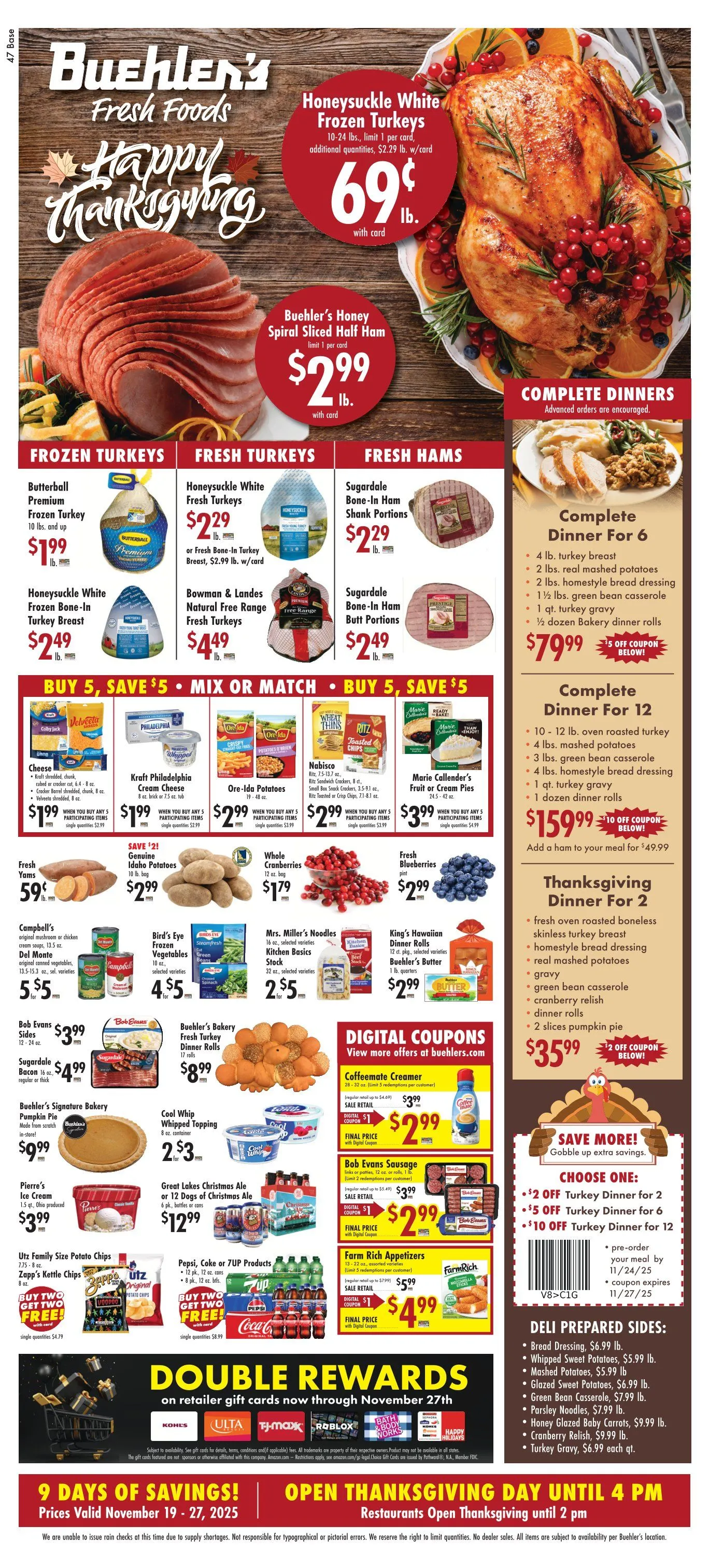 Weekly ad Buehler's Fresh Foods Sales from November 19 to November 27 2025 - Page
