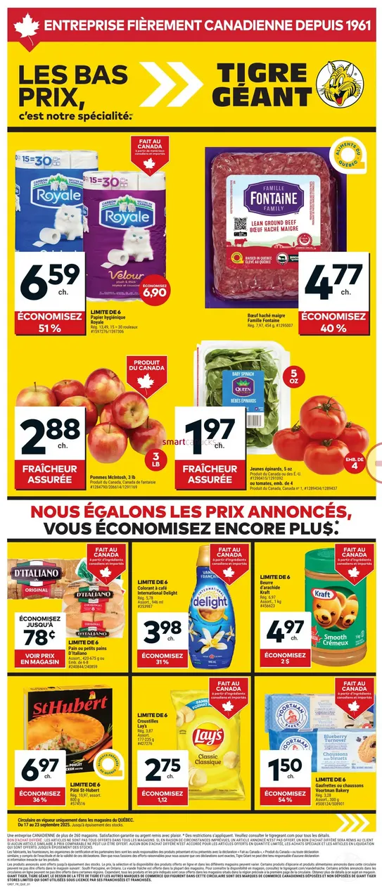 Giant Tiger Sales from September 17 to September 23 2025 - flyer page 1