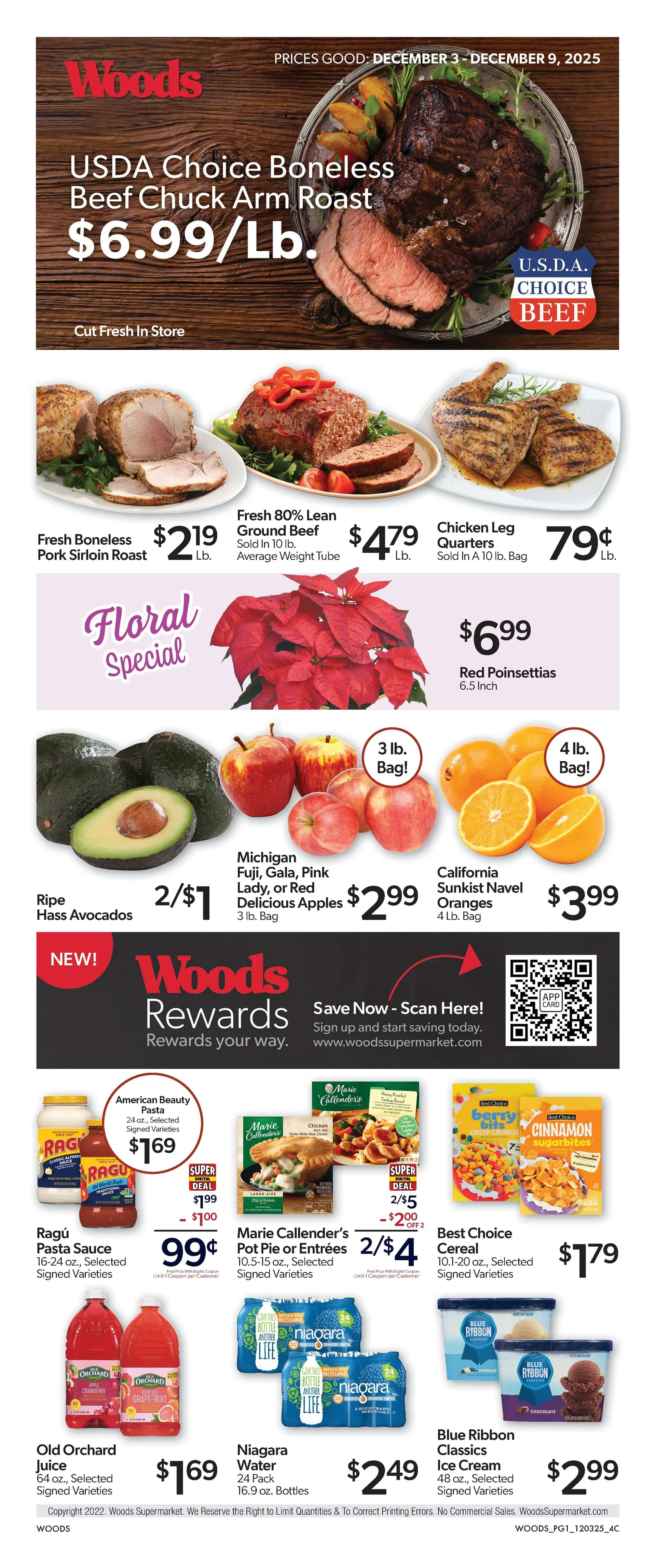 Weekly ad Woods Supermarket from December 3 to December 9 2025 - Page 
