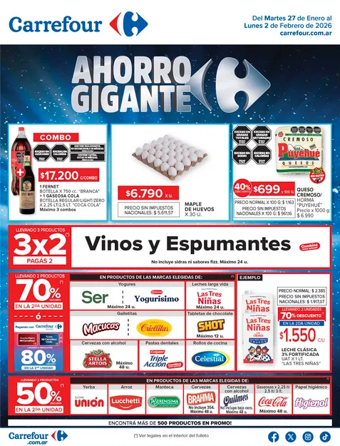 Ofertas de Ofertas Carrefour 27 de enero al 2 de febrero 2026 - Página del catálogo