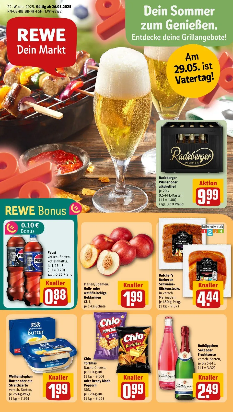 REWE Prospekt von 26. Mai bis 1. Juni 2025 - Prospekt seite 1