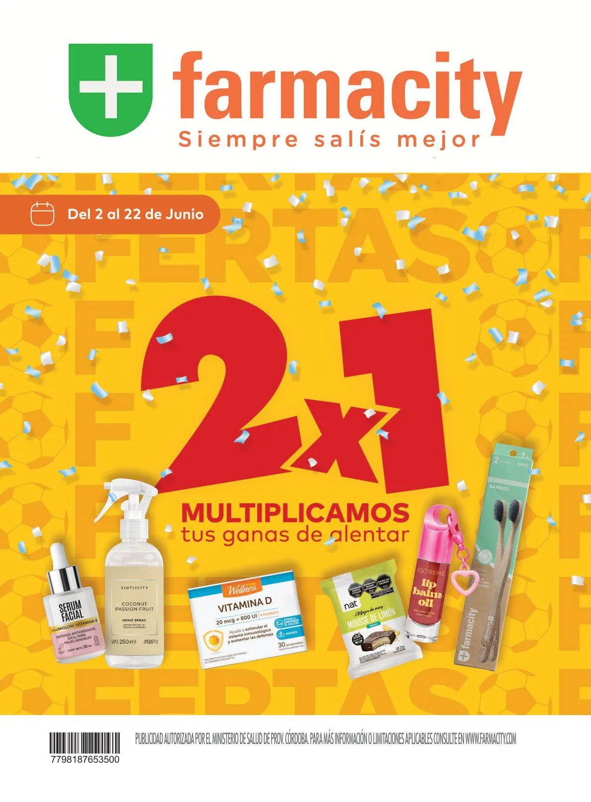 Ofertas de Farmacity Ofertas 2 de junio al 22 de junio 2026 - Página 1 del catálogo