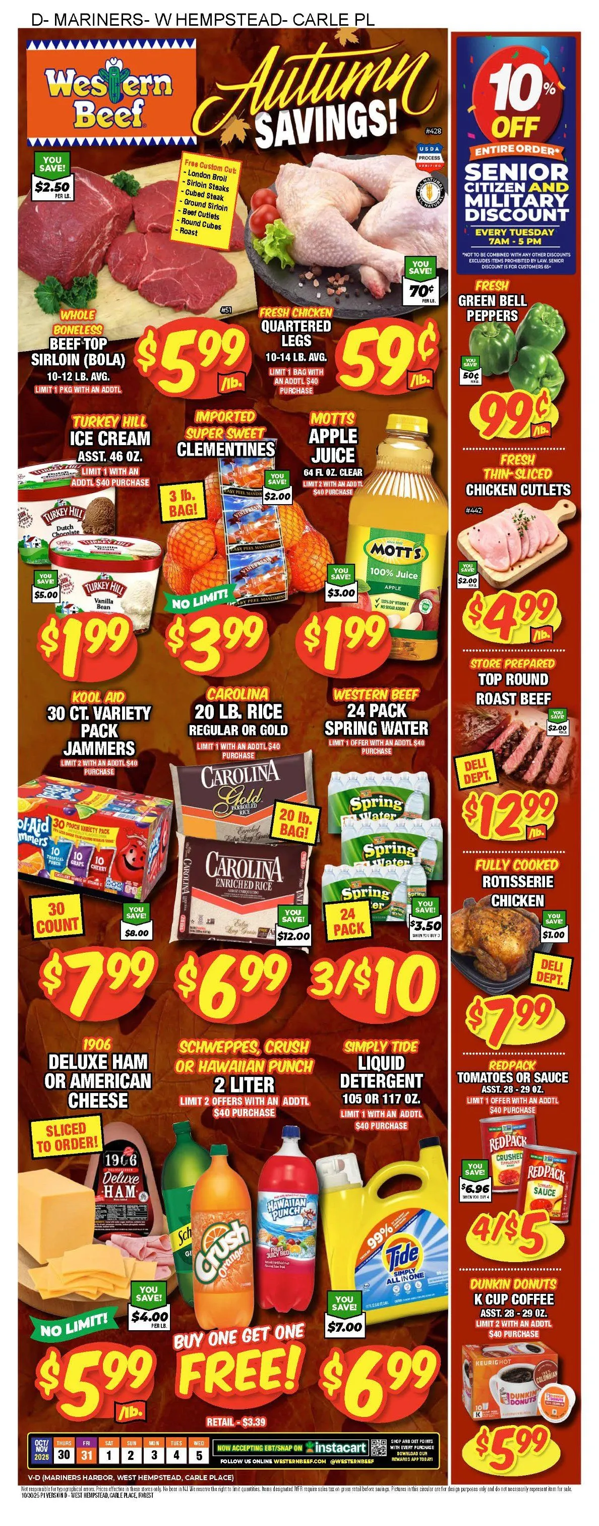 Weekly ad Western Beef Sales from October 30 to November 5 2025 - Page 