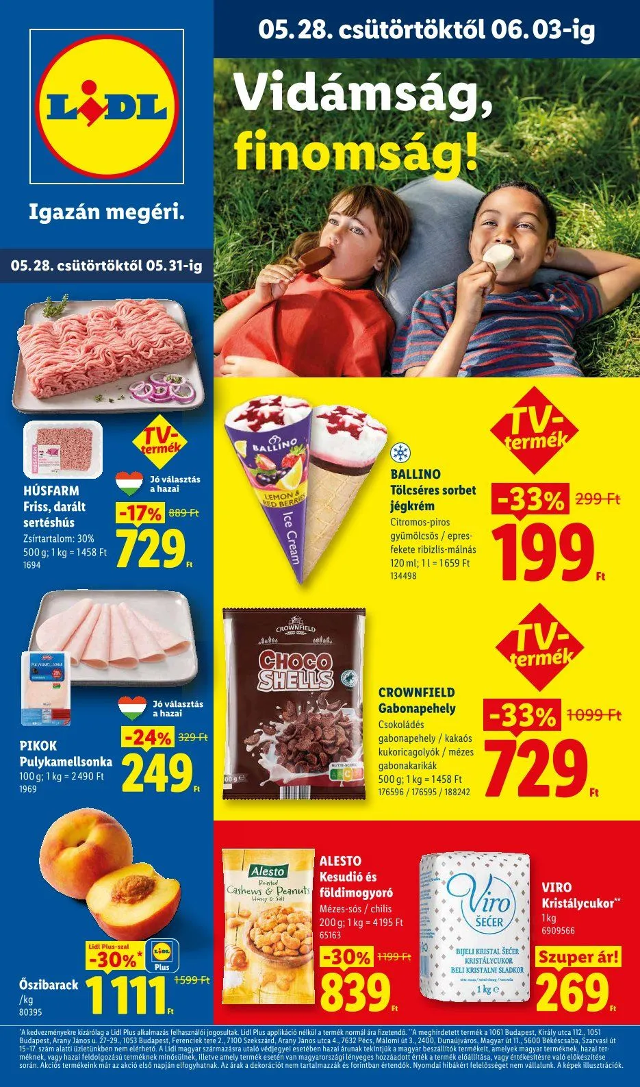 Katalógus  Lidl legfrissebb  május 28.-tól június 3.-ig 2026. - Oldal 1