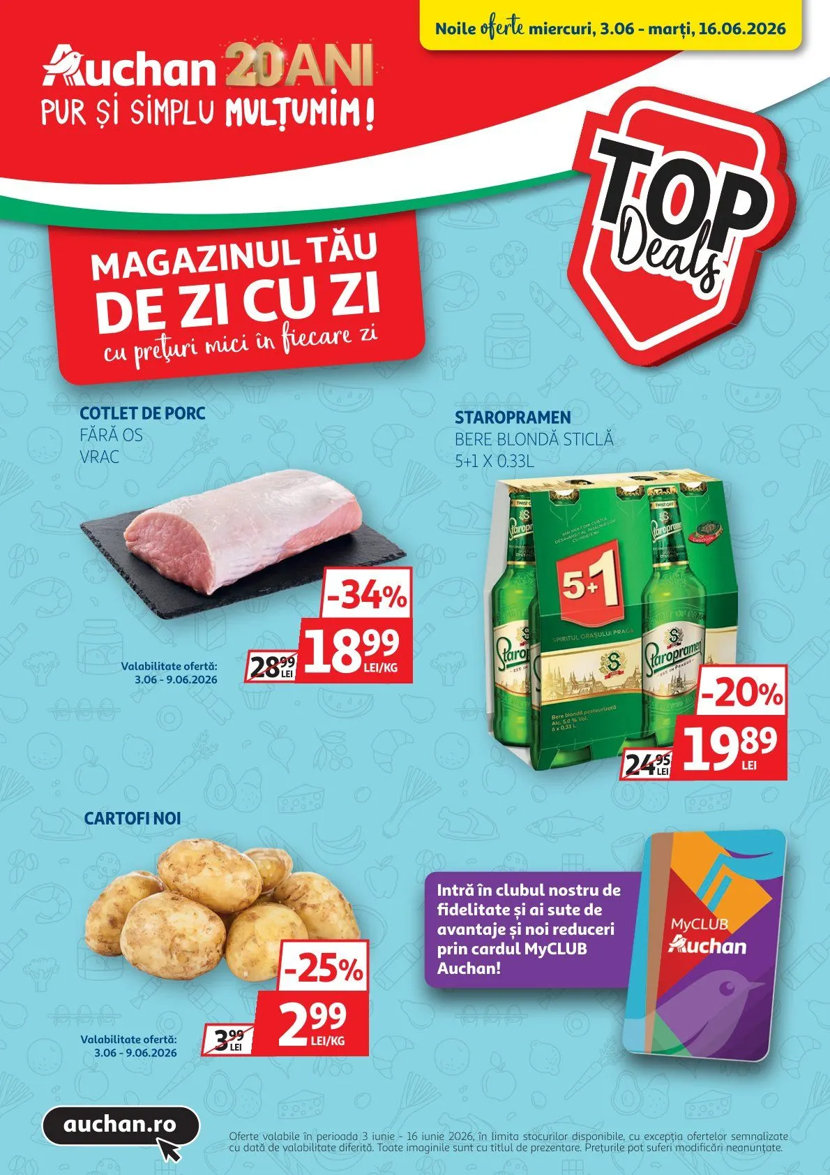 Catalog Auchan  de la 3 iunie până la 16 iunie 2026 - Revista Pagina 