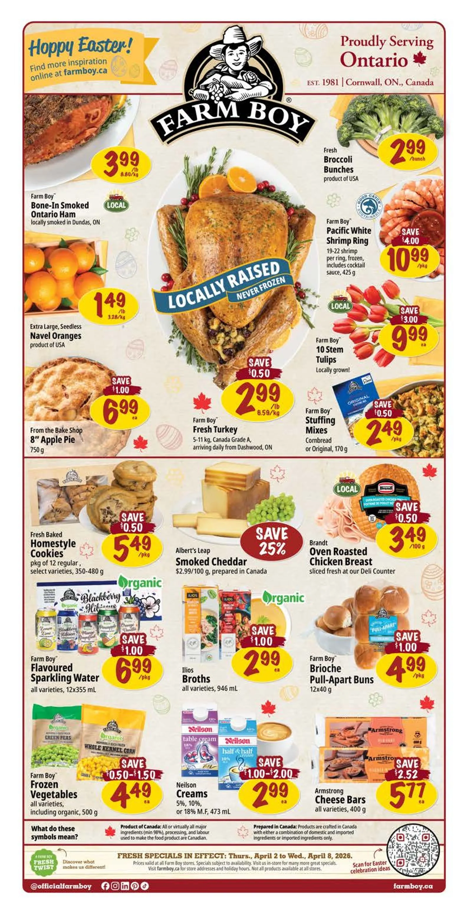 Farm Boy Sales from April 2 to April 8 2026 - flyer page 1