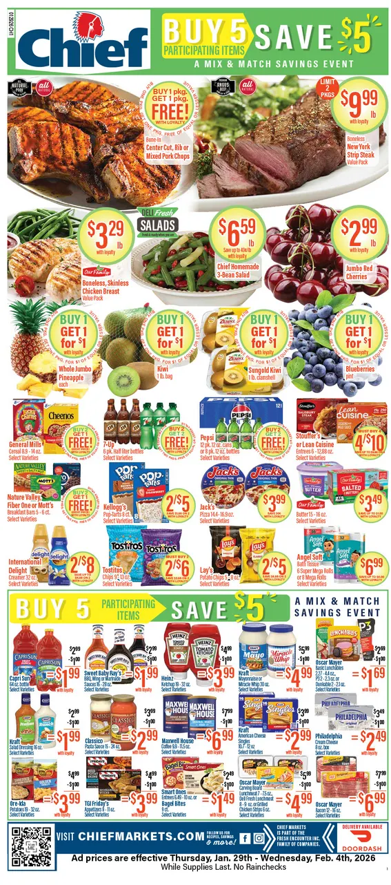 Weekly ad Chief Supermarket Sales from January 29 to February 4 2026 - Page