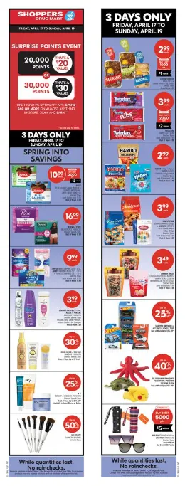 Shoppers Drug Mart Sales from April 17 to April 23 2026 - flyer page 1