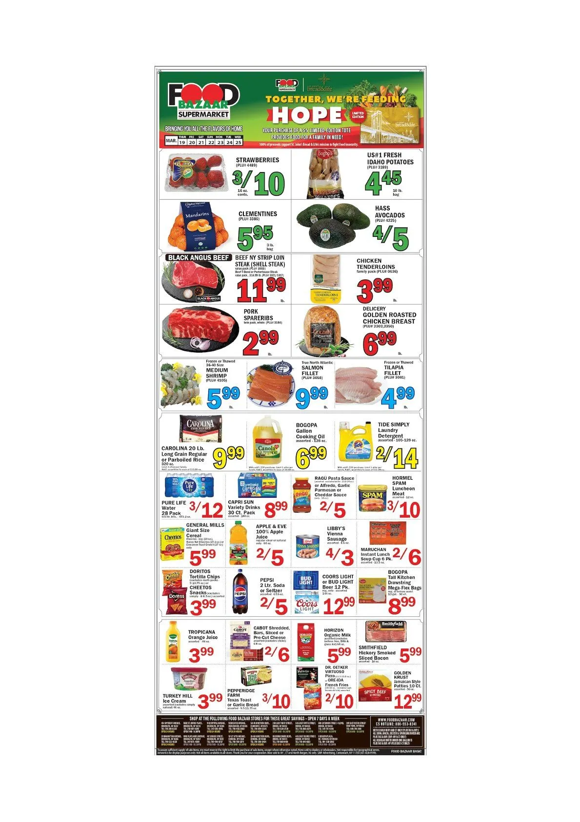 Weekly ad Food Bazaar weekly ads from March 19 to March 25 2026 - Page 1