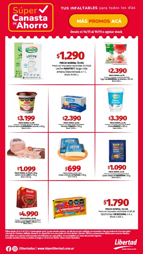 Ofertas de LIBERTAD Ofertas 14 de noviembre al 19 de noviembre 2025 - Página del catálogo