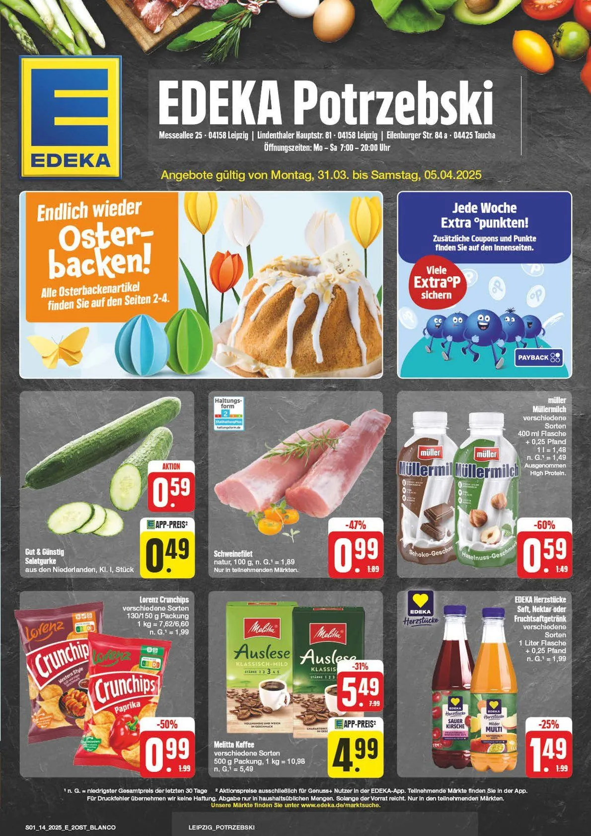 Edeka Prospekt von 31. März bis 5. April 2025 - Prospekt seite 1